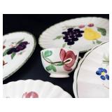 Blue Ridge Hand Painted Pottery Mixed Lot of 9