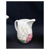Blue Ridge Pottery Pitchers & Trinket Dish Mixed Lot