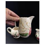 Blue Ridge Pottery Pitchers & Trinket Dish Mixed Lot