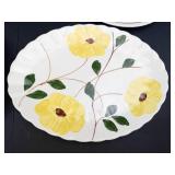 Blue Ridge Hand Painted Floral Plates (Lot of 4)