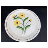 Blue Ridge Hand Painted Floral Plates (Lot of 4)