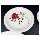 Blue Ridge Hand Painted Floral Plates (Lot of 4)