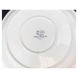 Blue Ridge Hand Painted Floral Plates (Lot of 4)