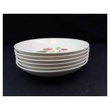 Vintage Stetson Fruit Pattern Plates (Set of 6)