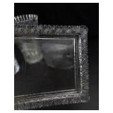 Clear Glass Vanity Tray, Vases and Plate (4 Pieces)