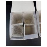 Heisey Rose Pattern Water Goblets (Lot of 6) - Chips & Cracks