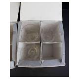 Heisey Rose Pattern Water Goblets (Lot of 6) - Chips & Cracks