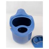 Vintage Blue Hall China Pitcher