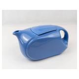 Vintage Westinghouse Hall China Blue Teapot With Lid