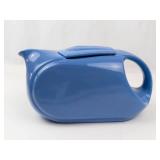 Vintage Westinghouse Hall China Blue Teapot With Lid