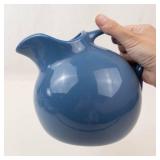 Hall 633 Blue Ceramic Pitcher