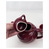 Vintage Hall Teapot With 4 Cups & Saucer