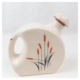 Vintage Universal Potteries Cattail Canteen Water Jug