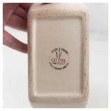 Vintage Universal Potteries Cattail Canteen Water Jug