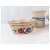 Vintage Stoneware Serving Bowl & Kitchenware Mixed Lot