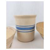Vintage Stoneware Serving Bowl & Kitchenware Mixed Lot
