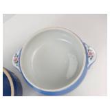 Blue Stoneware & Pottery Mixed Lot