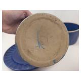 Blue Stoneware & Pottery Mixed Lot