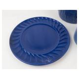 Blue Stoneware & Pottery Mixed Lot