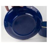 Blue Stoneware & Pottery Mixed Lot