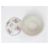 Halls Pottery Covered Bowl & Rectangle Dish (Lot of 2)