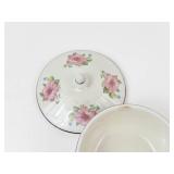 Halls Pottery Covered Bowl & Rectangle Dish (Lot of 2)
