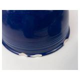 Fiesta Ware Blue Bowl, Hall Pitcher, & Salt & Pepper Shakers Mixed Lot