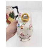 Vintage Blue Ridge Southern Potteries Chick Pitcher & Fruit Pitcher Mixed Lot