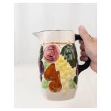 Vintage Blue Ridge Southern Potteries Chick Pitcher & Fruit Pitcher Mixed Lot
