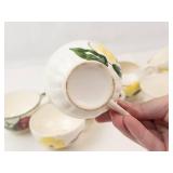 Blue Ridge Hand-Painted Teacups, Creamers & Serving Pieces Mixed Lot