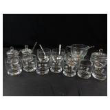 Princess House Glass Serving Pieces Mixed Lot