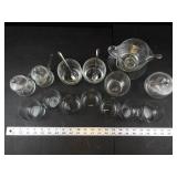 Princess House Glass Serving Pieces Mixed Lot