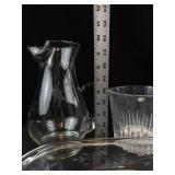 Princess House Highlights Crystal Beverage Set (Lot of 5)