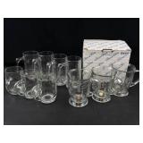 Princess House Crystal Mugs Mix (Lot of 10)