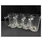 Princess House Crystal Mugs Mix (Lot of 10)