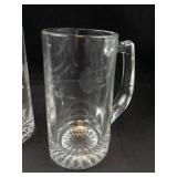 Princess House Crystal Mugs Mix (Lot of 10)