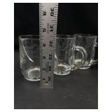 Princess House Crystal Mugs Mix (Lot of 10)