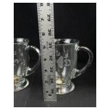 Princess House Crystal Mugs Mix (Lot of 10)