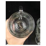 Princess House Crystal Mugs Mix (Lot of 10)