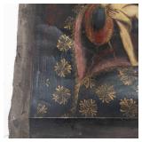 Spanish Colonial Virgin Mary & Child Brocato Painting