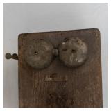 Vintage Western Electric Crank Wall Telephone Box - for Parts / Repair