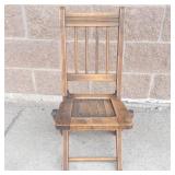 Antique Wooden Folding Chairs (Lot of 2)