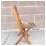 Antique Wooden Folding Chairs (Lot of 2)