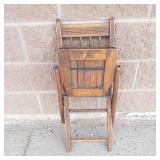 Antique Wooden Folding Chairs (Lot of 2)