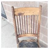 Antique Wooden Folding Chairs (Lot of 2)