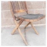 Antique Wooden Folding Chairs (Lot of 2)