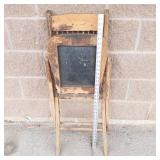 Antique Wooden Folding Chairs (Lot of 2)