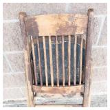 Antique Wooden Folding Chairs (Lot of 2)