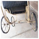 Antique Heywood-Wakefield Wicker Baby Buggy