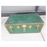 Vintage Green Storage Trunk